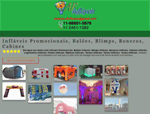Tablet Screenshot of afinflaveis.com.br